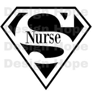 Super nurse 4” decal